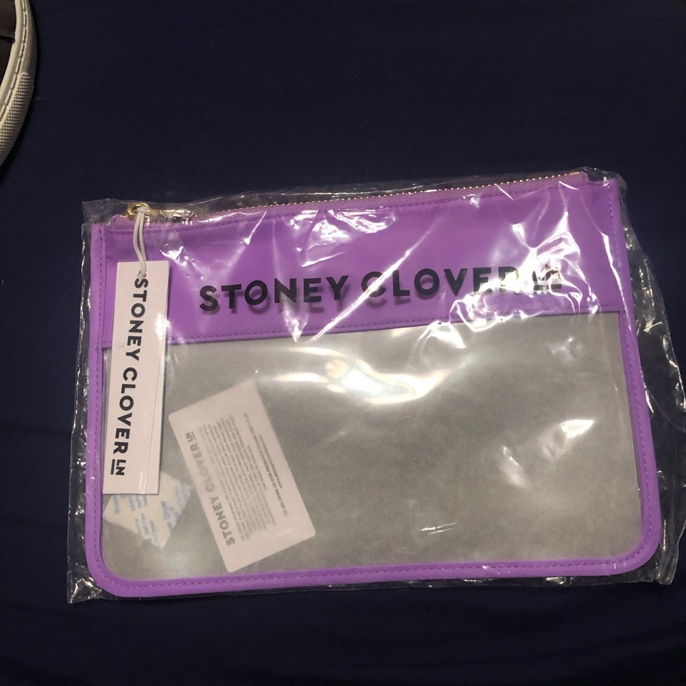 NWT clear pouch